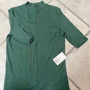 Green mid sleeve turtle neck brand new shirt